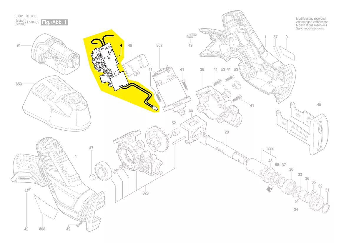 Interrupteur variateur réf. 1 619 P08 618